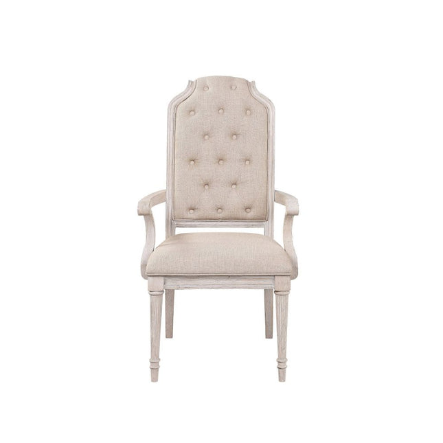 Wynsor - Chair (Set of 2) - Fabric & Antique Champagne - Tony's Home Furnishings