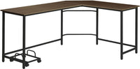 Thumbnail for Acme - Dazenus - Computer Desk, Black Finish - Of00042 - Black & Oak Finish - Tony's Home Furnishings