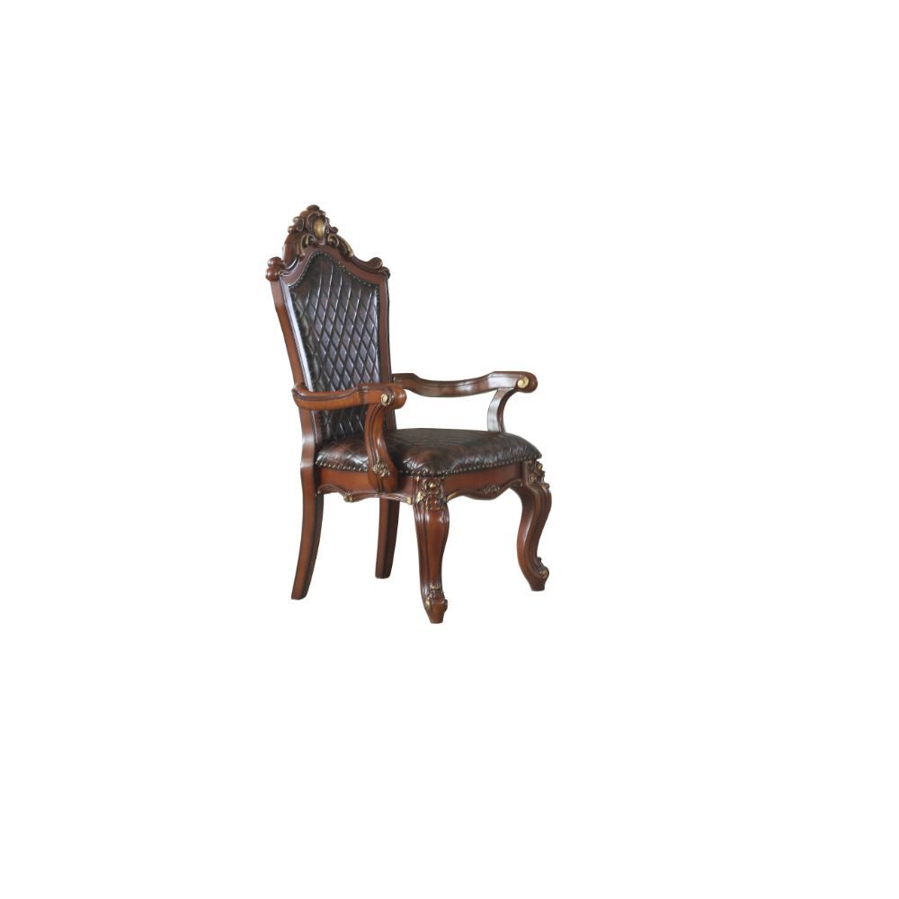 Picardy - Chair (Set of 2) - Cherry Oak & PU - Tony's Home Furnishings
