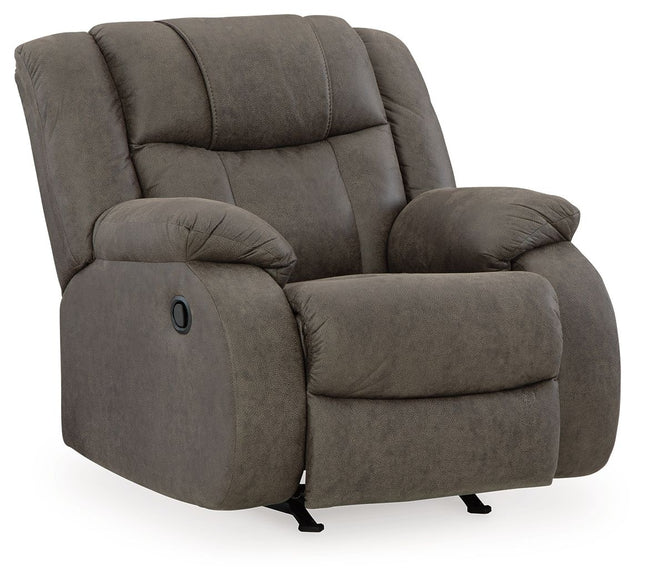 First Base - Gunmetal - Rocker Recliner Signature Design by Ashley® 