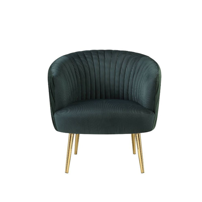 Sigurd Accent Chair - Green & Gold - Tony's Home Furnishings