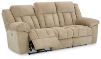 Thumbnail for Tip-off - Power Reclining Sofa With Adj Headrest - Tony's Home Furnishings