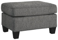 Thumbnail for Agleno - Charcoal - Ottoman Tony's Home Furnishings Furniture. Beds. Dressers. Sofas.