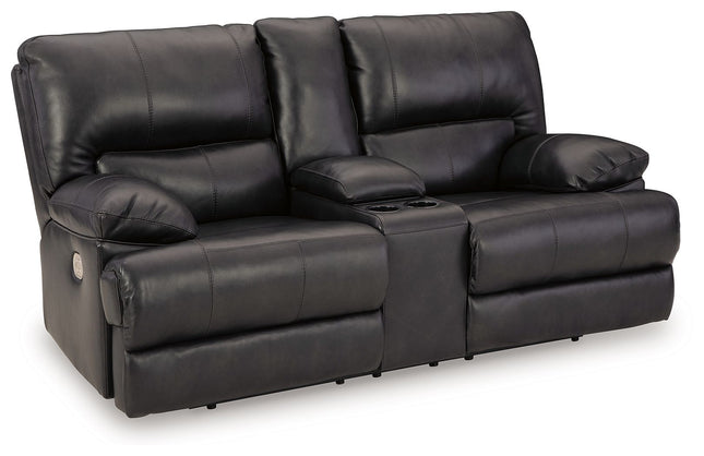 Mountainous - Eclipse - Power Reclining Loveseat With Console /Adj Headrest - Tony's Home Furnishings