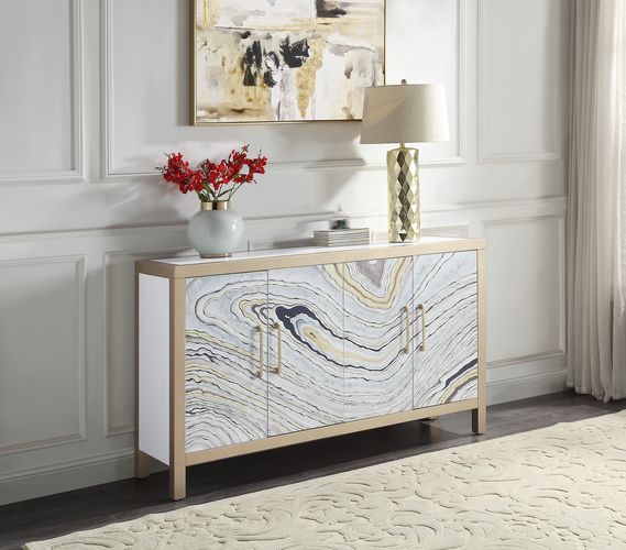 Cicero - Console Table - White - Tony's Home Furnishings