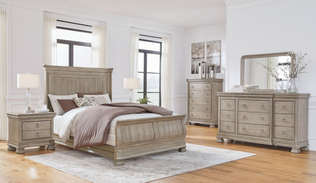 Lexorne - Sleigh Bedroom Set - Tony's Home Furnishings