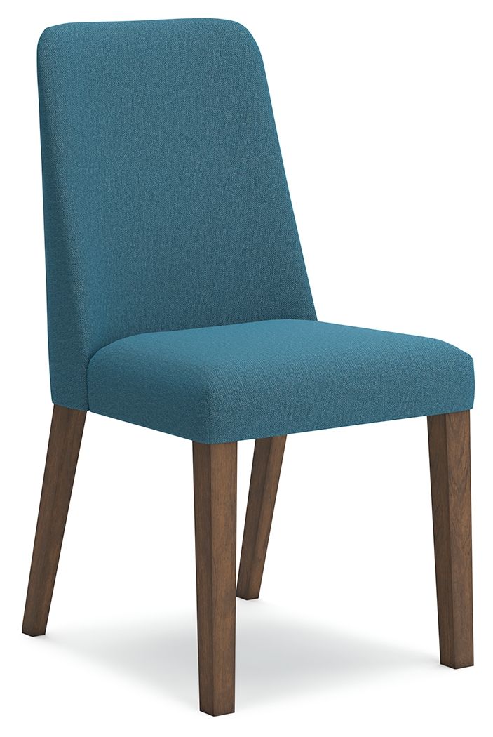 Lyncott - Blue / Brown - Dining Uph Side Chair (Set of 2) - Tony's Home Furnishings