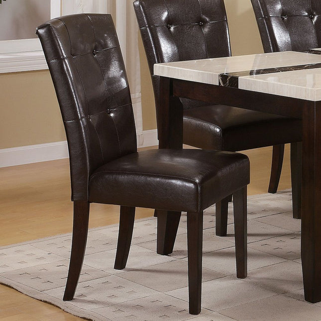 Britney - Side Chair (Set of 2) - Dark Brown - 20" - Tony's Home Furnishings