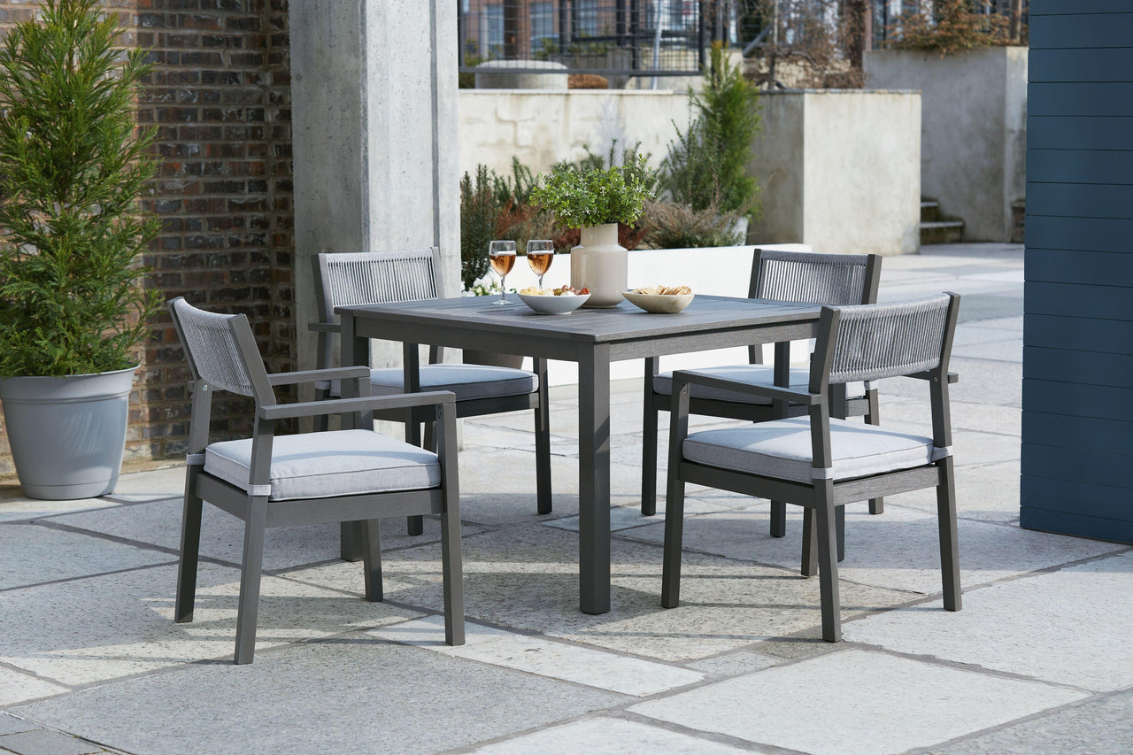 Eden Town - Gray - 5 Pc. - Dining Set Tony's Home Furnishings Furniture. Beds. Dressers. Sofas.