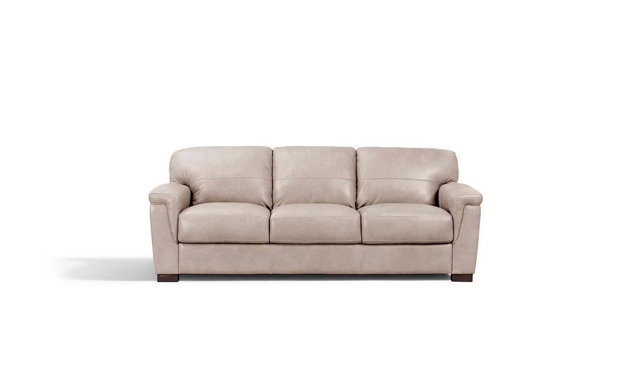 Cornelia - Sofa - Beige Leather - Tony's Home Furnishings
