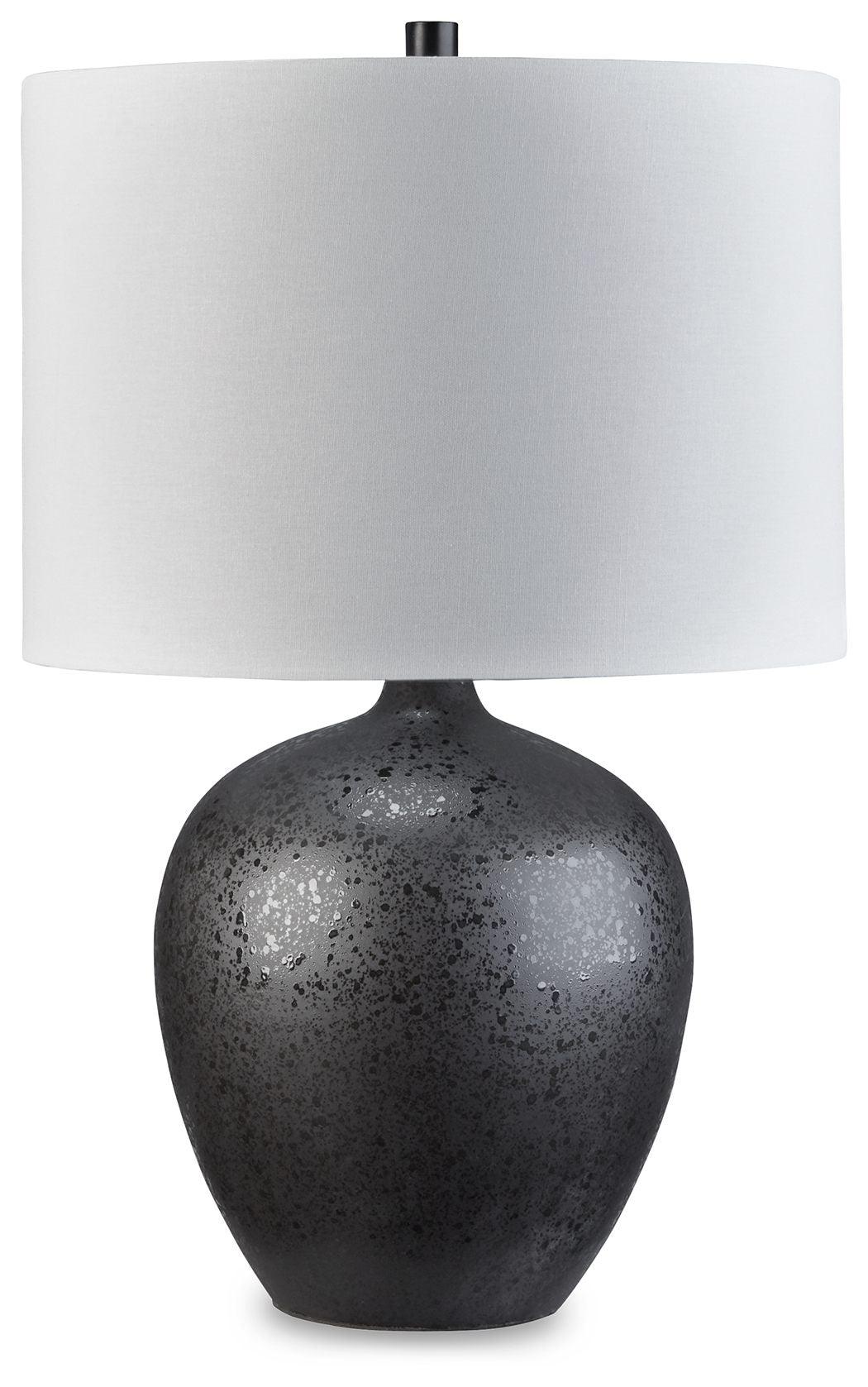 Ladstow - Black - Ceramic Table Lamp Tony's Home Furnishings Furniture. Beds. Dressers. Sofas.