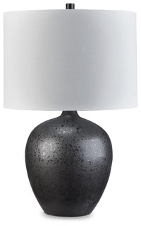 Thumbnail for Ladstow - Black - Ceramic Table Lamp Tony's Home Furnishings Furniture. Beds. Dressers. Sofas.