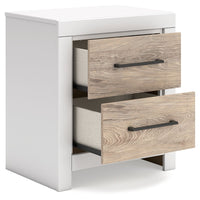 Thumbnail for Charbitt - Two-tone - Two Drawer Night Stand - Tony's Home Furnishings