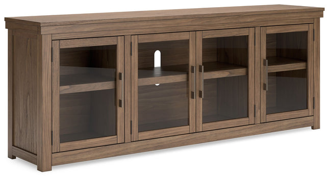 Boardernest - Brown - Extra Large TV Stand Signature Design by Ashley® 