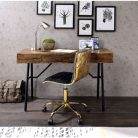 Thumbnail for Jalia - Desk - Rustic Oak & Black - Tony's Home Furnishings