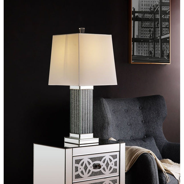 Noralie - Table Lamp - Mirrored & Faux Stones - 30" - Tony's Home Furnishings