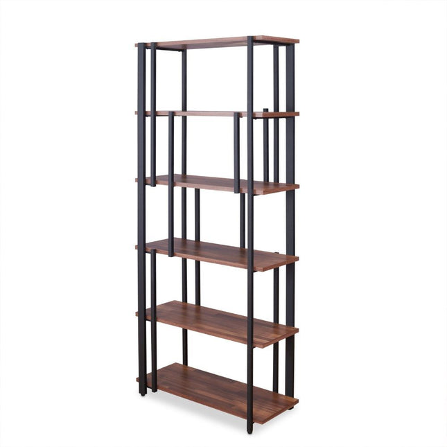 Sara - Bookshelf - Walnut & Sandy Black - Tony's Home Furnishings