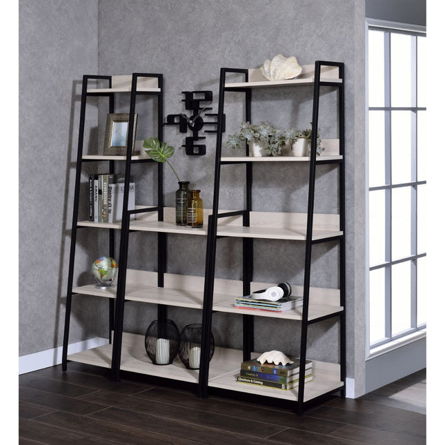 Wendral - Bookshelf - Natural & Black - Tony's Home Furnishings