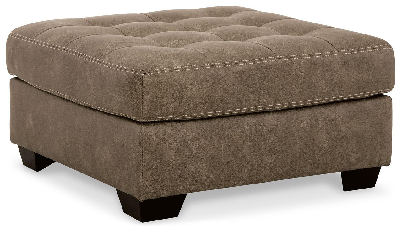 Keskin - Sand - Oversized Accent Ottoman Tony's Home Furnishings Furniture. Beds. Dressers. Sofas.