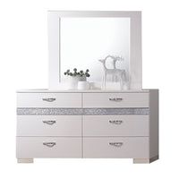 Naima II - Dresser - White High Gloss - Tony's Home Furnishings