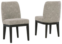 Thumbnail for Burkhaus - Dark Brown - Dining Uph Side Chair (Set of 2) Tony's Home Furnishings Furniture. Beds. Dressers. Sofas.