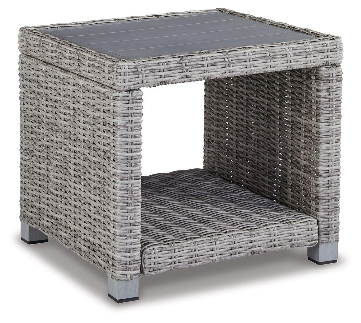 Naples Beach - Light Gray - Square End Table Tony's Home Furnishings Furniture. Beds. Dressers. Sofas.