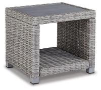 Thumbnail for Naples Beach - Light Gray - Square End Table Tony's Home Furnishings Furniture. Beds. Dressers. Sofas.