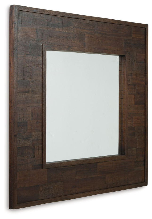 Hensington - Brown - Accent Mirror Signature Design by Ashley® 