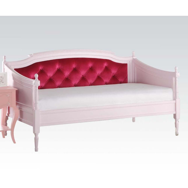 Wynell - Daybed - Magenta - Velvet & Pink - Tony's Home Furnishings