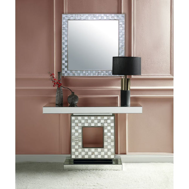 Nasa - Accent Table - Mirrored & Mother Of Pearl - Tony's Home Furnishings