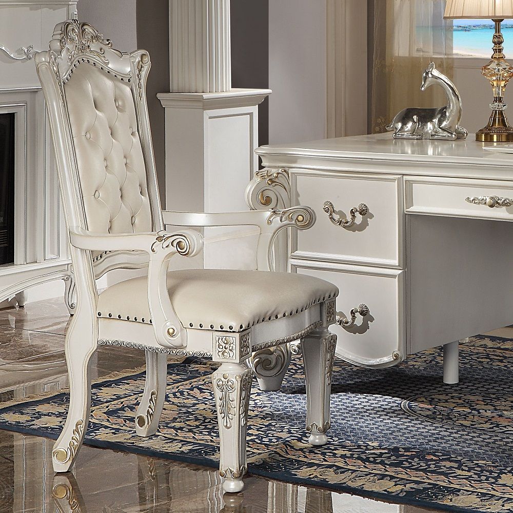 Vendome - Executive Office Chair - White - Tony's Home Furnishings