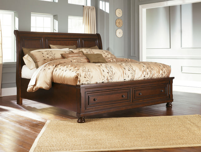 Porter - Sleigh Bed - Tony's Home Furnishings