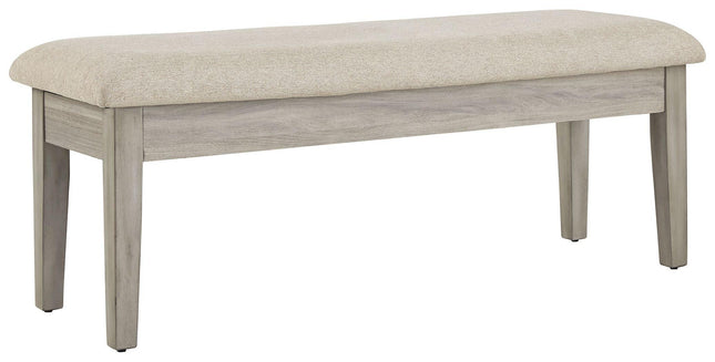 Parellen - Beige / Gray - Upholstered Storage Bench Signature Design by Ashley® Yakima WA