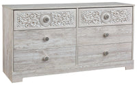 Thumbnail for Paxberry - Whitewash - Six Drawer Dresser - Weatherworn Tony's Home Furnishings Furniture. Beds. Dressers. Sofas.