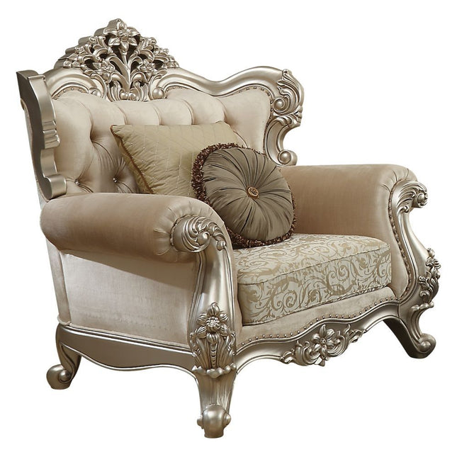 Bently - Chair - Fabric & Champagne - Tony's Home Furnishings