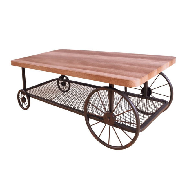 Francie - Coffee Table - Oak & Antique Gray - Tony's Home Furnishings