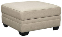 Thumbnail for Luxora - Bisque - Ottoman With Storage Tony's Home Furnishings Furniture. Beds. Dressers. Sofas.