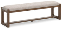 Thumbnail for Cabalynn - Oatmeal / Light Brown - Large Uph Dining Room Bench - Tony's Home Furnishings