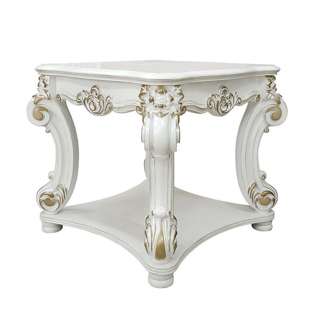 Vendom - End Table - Antique Pearl Finish - Tony's Home Furnishings