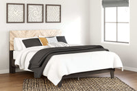 Thumbnail for Piperton - Brown / Black - 4 Pc. - Queen Platform Bed, 2 Nightstands Tony's Home Furnishings Furniture. Beds. Dressers. Sofas.