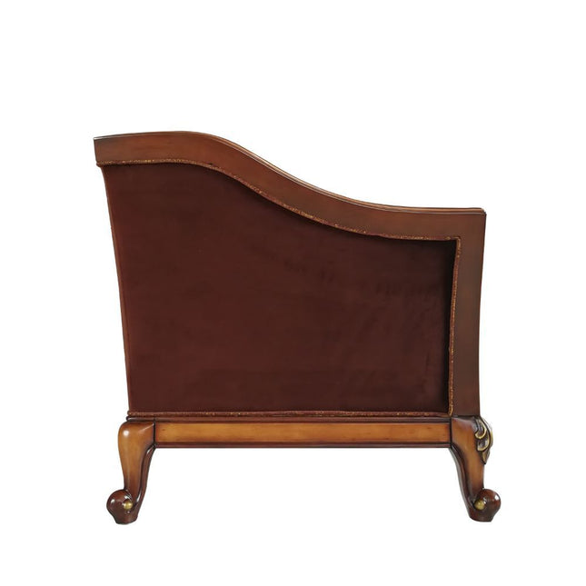 Beredei - Loveseat - Fabric & Antique Oak - Tony's Home Furnishings