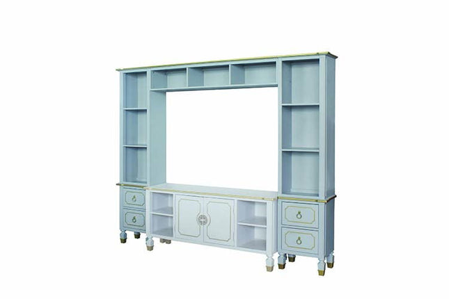 House - Marchese Entertainment Center - Pearl Gray Finish - Tony's Home Furnishings