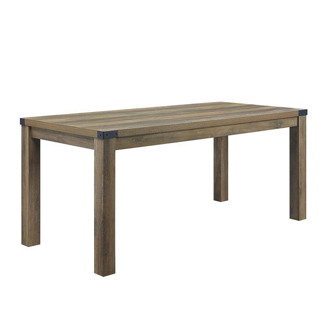 Abiram - Dining Table - Rustic Oak Finish - Tony's Home Furnishings