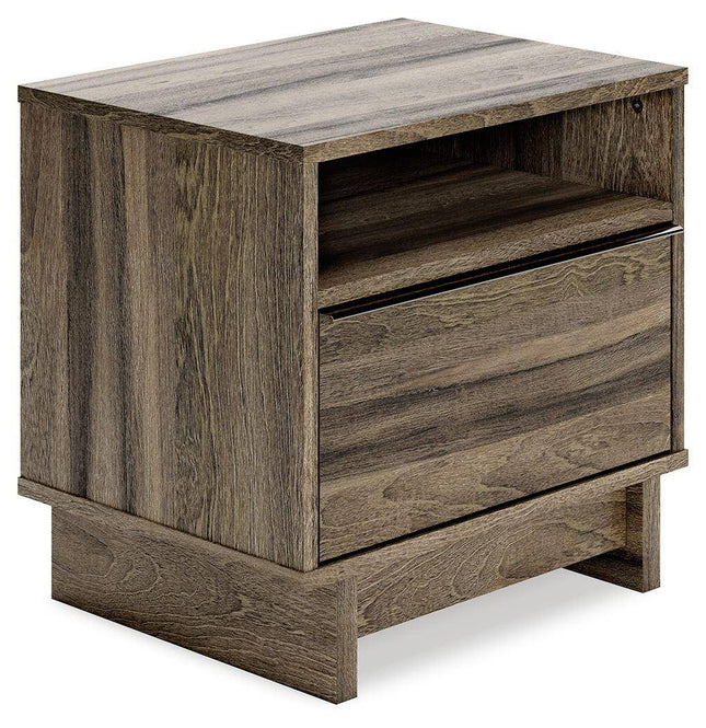 Shallifer - Brown - One Drawer Night Stand Signature Design by Ashley® Yakima WA