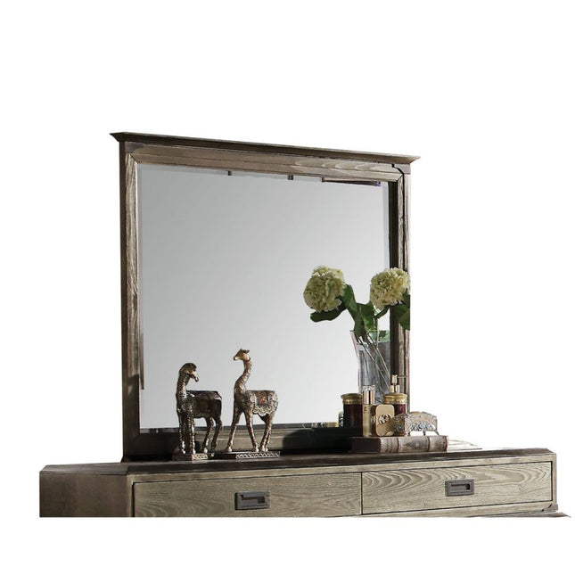 Athouman - Mirror - Weathered Oak - Tony's Home Furnishings