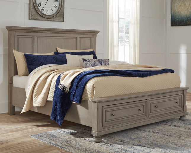 Lettner - Panel Storage Bed - Tony's Home Furnishings