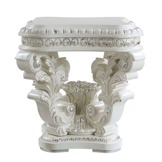 Vanaheim - End Table - Antique White Finish - Tony's Home Furnishings