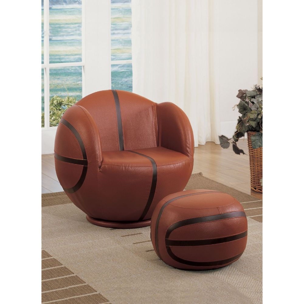 All Star - 2Pc Pk Chair & Ottoman - Tony's Home Furnishings
