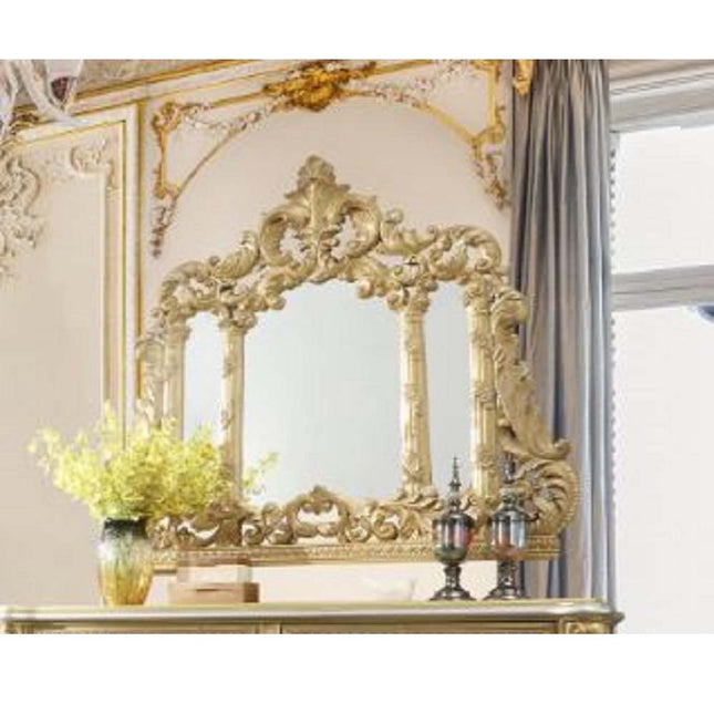 Cabriole - Mirror - Gold Finish - Tony's Home Furnishings