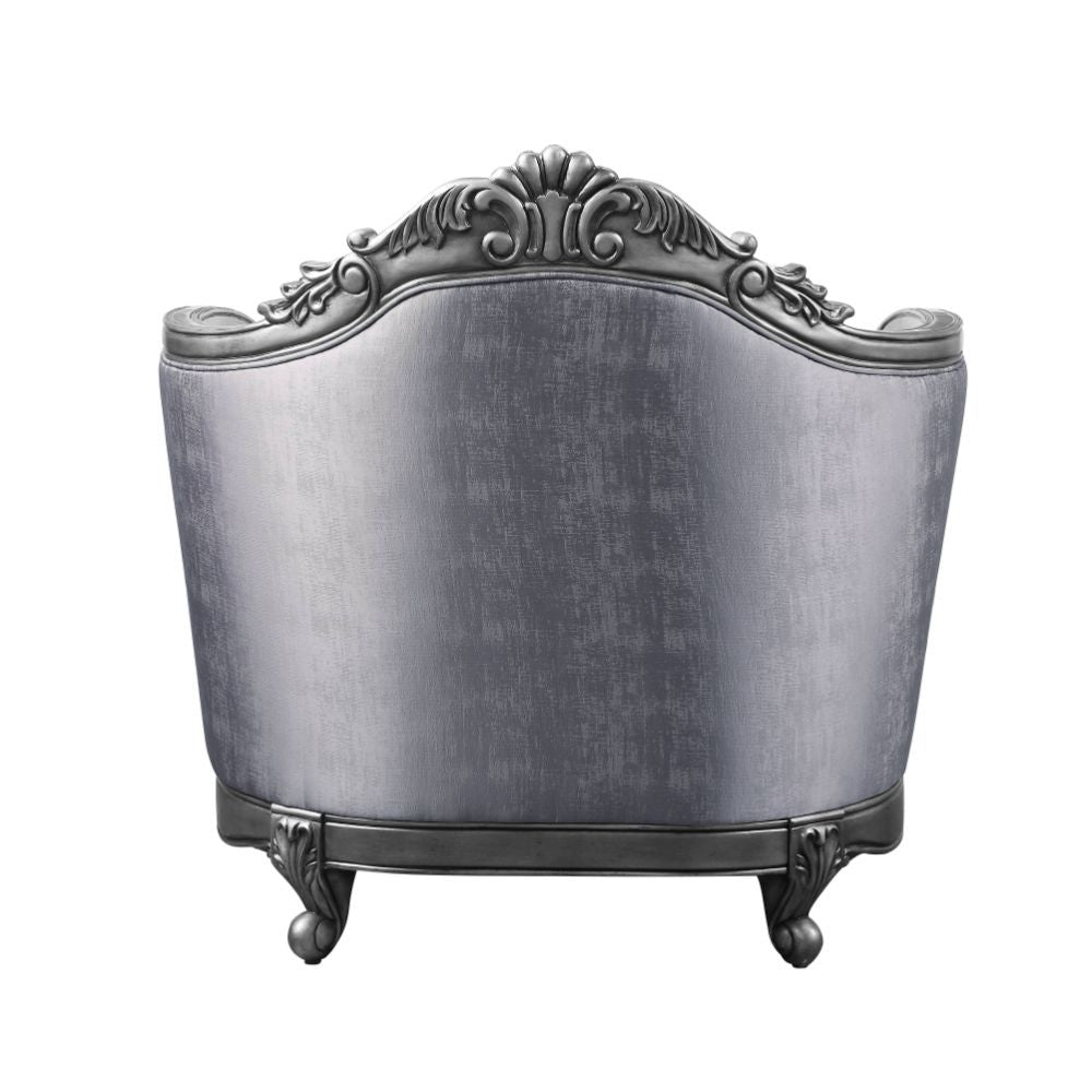 Ariadne - Chair - Fabric & Platinum - Tony's Home Furnishings